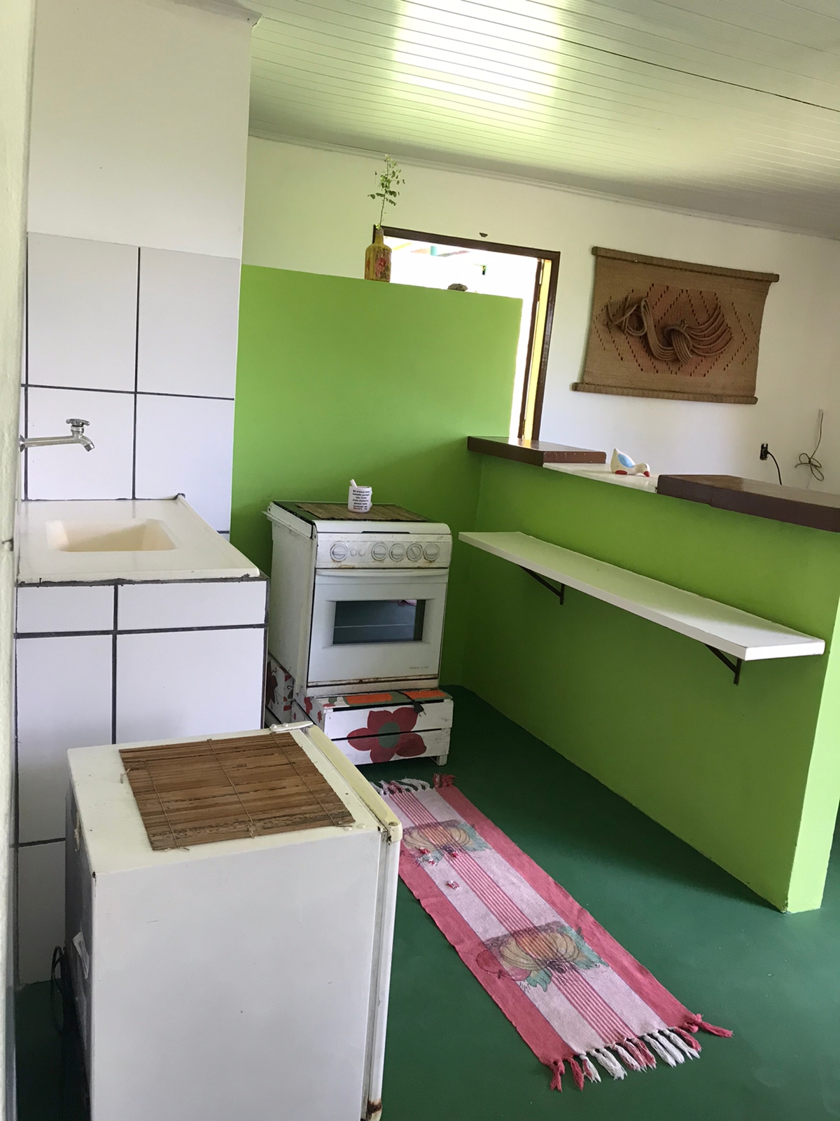 Área interna do chalé